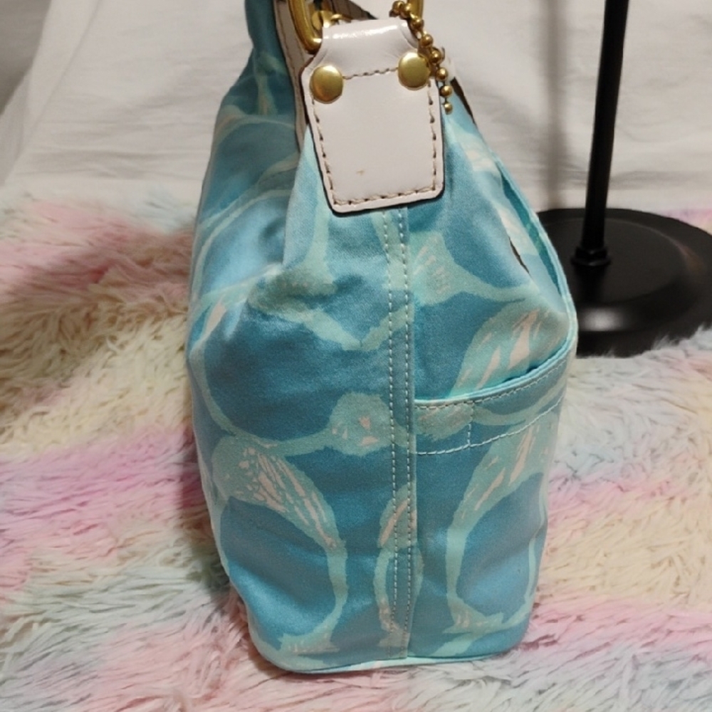 (#1) RARE! NWT Authentic Coach Hampton Weekend Collection Shoulder Bag - Picture 7 of 15